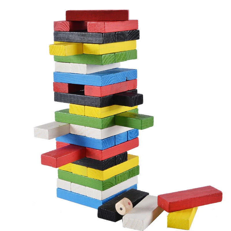 Colorido Custom Baby Montessori jogo Educacional Stone Bridge Rainbow Madeira Blocos de construção Kid Stacking do empilhador de brinquedos