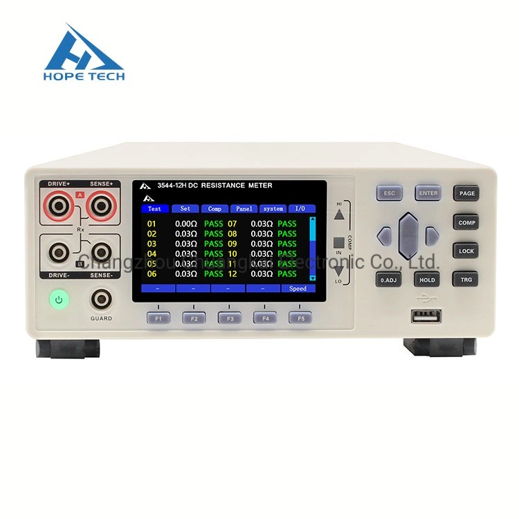 Cht3544-12h 12 canales resistencia DC Tester para medición de la resistencia DC.