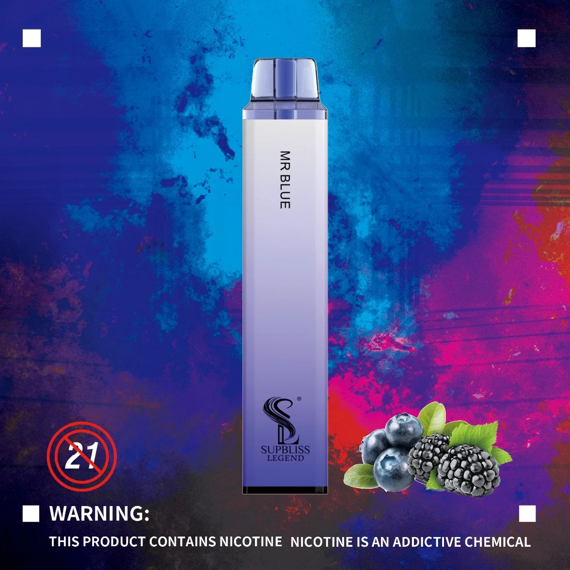 Authentic Manufacturer Fumot Supbliss Legend 3800 Mesh Coil Wholesale/Supplier Disposable/Chargeable Vape