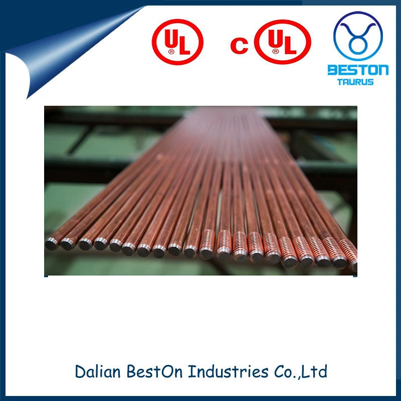 Dalian Beston High quality/High cost performance  Copper Ground Rod Low Price Ground Rod China 3mm-800mm Diameter Ground Rod Manufacturing Sample Available Brass Ground Rod