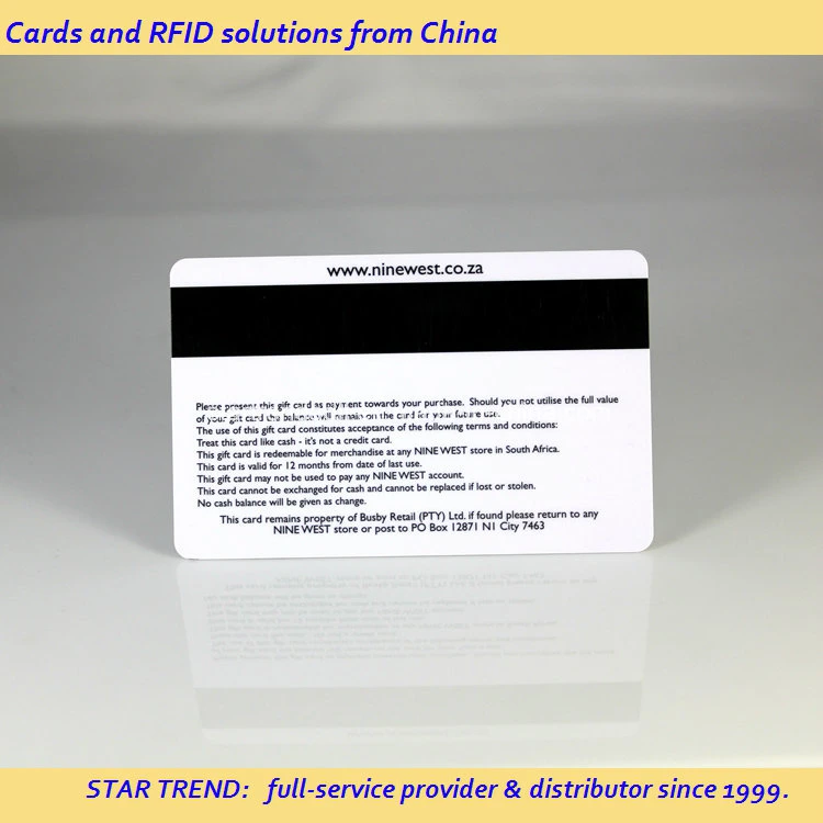 Health Club Card Made of PVC with Magnetic Stripe (ISO 7811)