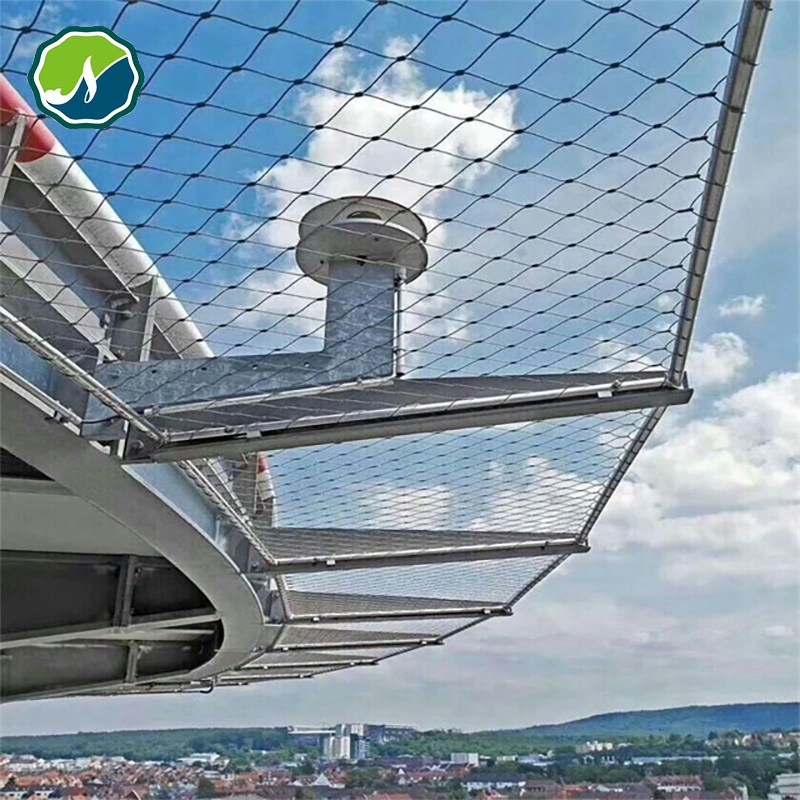 Ss 316 Stainless Steel Ferrule Cable Mesh Fall Protection Net Safety Netting Prevent Children Falling From Height