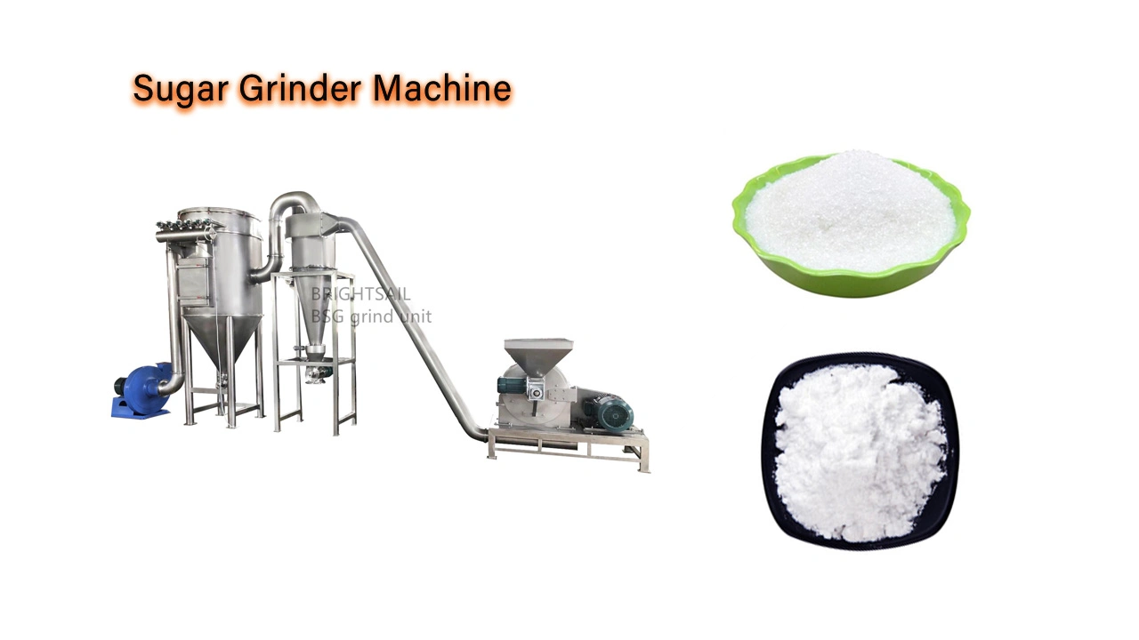Aço inoxidável Brightsail Salt Machinery Industrial Salt Powder Making Machine Com preço de fábrica