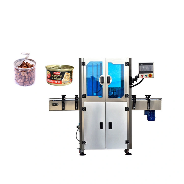 Low Price Semi Automatic Plastic Can Cup Pet Soda Beverage Water Bottle Sealer Metal Tuna Tin Sealing Machine Labeling Machine Packing Machine for Sale