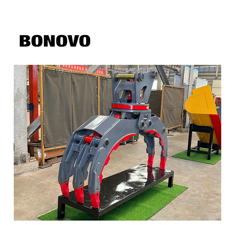 Bonovo Mini Excavator Log Rotating Grapple for Ihi15, Ihi30. Ihi35wx, Ihi40, Ihi45j, Ihi50j, Ihi100, Ihi135