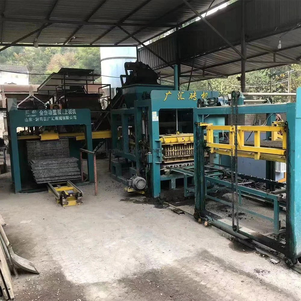 High Efficiency Turkey Vibration Industrial Used Second Hand Split Face Sand Zigzag Interlock Paver 6 8 9 Inches Hollow Cement Brick Block Moulding Machine