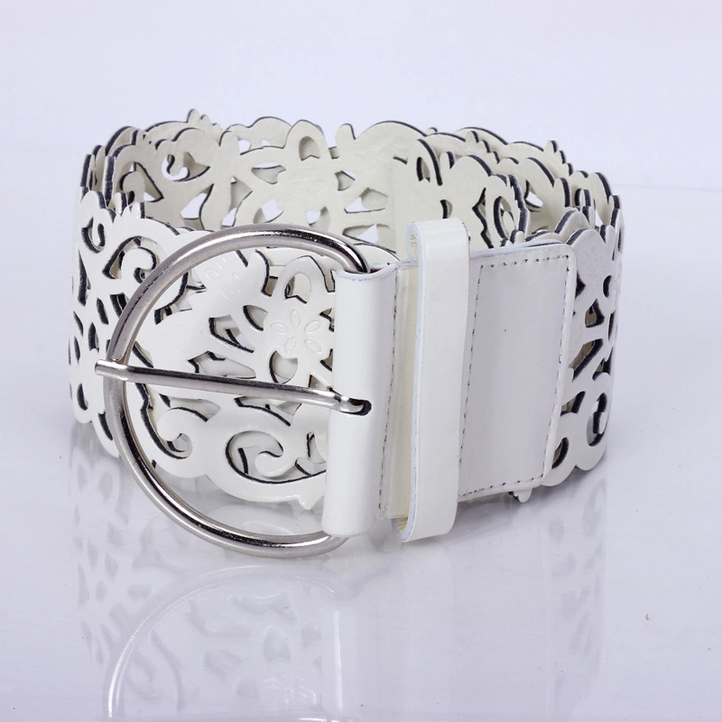 Fashion Hollow Decorative Wide Belt Lady Belt