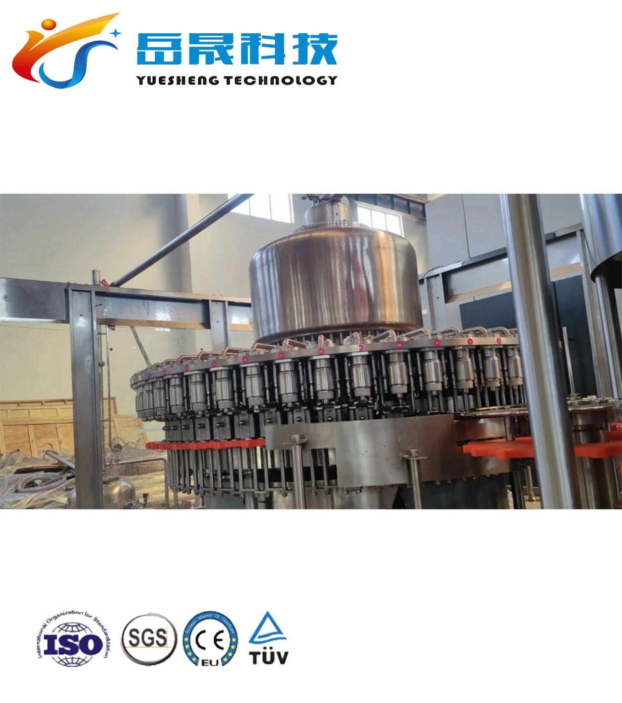 2023 China New Product 200ml-10L Bottle Water Flushing Filling Capping 3 in 1 Machine