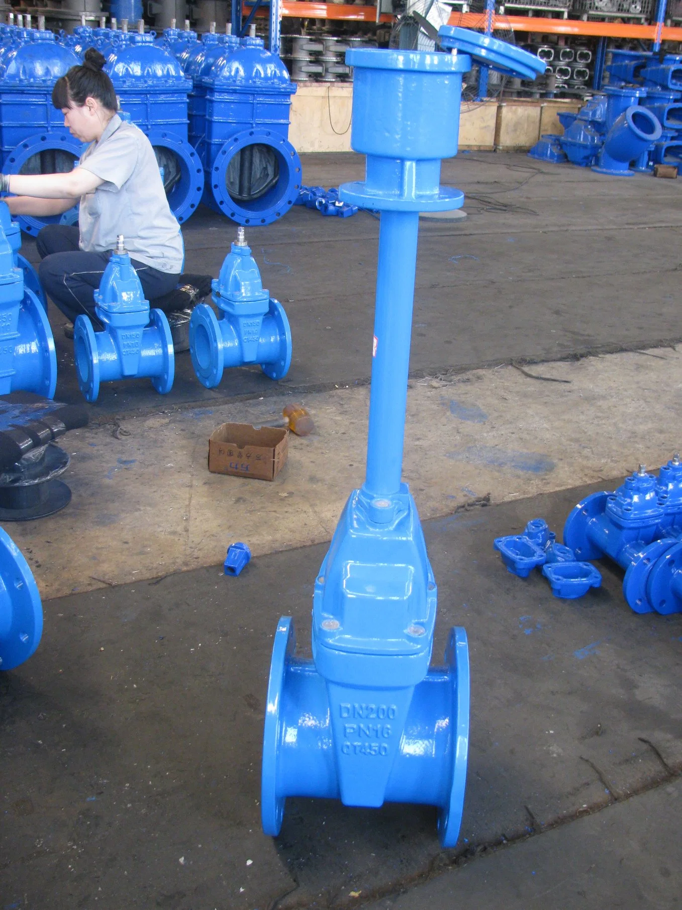 DIN Resilient Seated Gate Valve F4 BS5163 Awwa Soft Seal Gate Valve