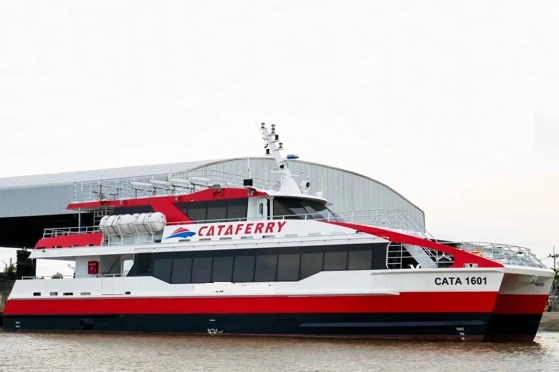 28m 180 Personas Catamarán de Aluminio Barco de Pasajeros de Alta Velocidad en Venta