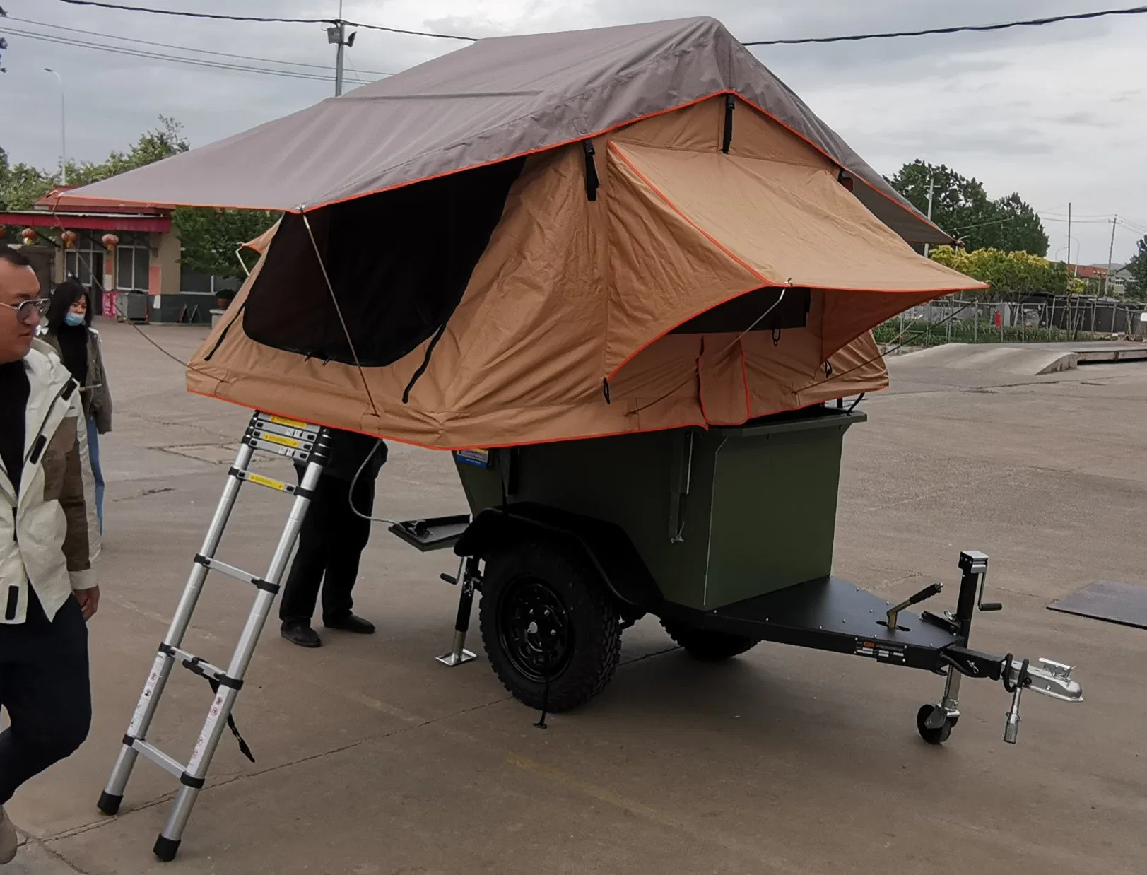 Small Travel Camping Tent Trailer