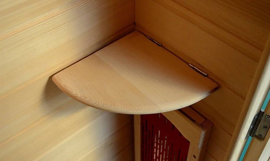 Sauna de madera blanca de la función de la cabina de sauna infrarrojo lejano