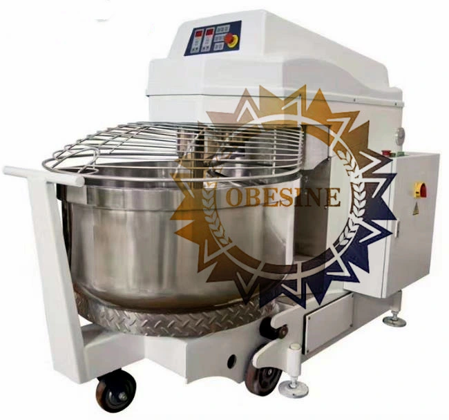 5 Bags Flour Mixing Bowls 320 Liters Large Removeable Bowl spiral Mixer 250kgs/300kgs Capacity Dough Kneader Bowls