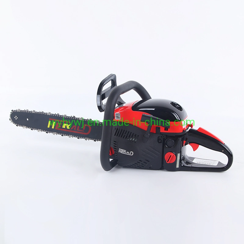 Herald Good Quality 52cc Gasoline Chain Saw Hy-58f with 18'' Trees/Wood Cutting