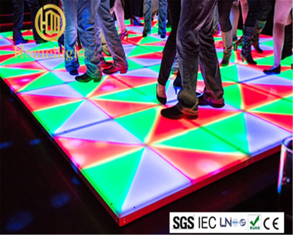 Portable DMX 512 Disco Wedding Ball LED RGB Dancing Floor