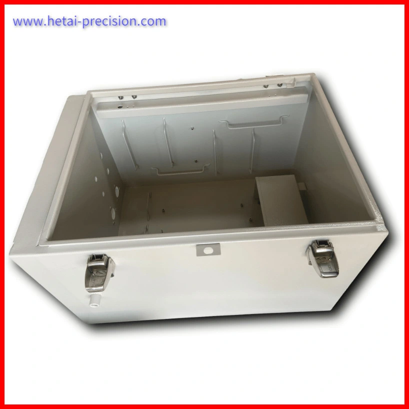 Caja de herramientas de chapa metálica de montaje de precisión de encargo Caja de caja de herramientas Caja de seguridad, caja de aluminio eléctrico