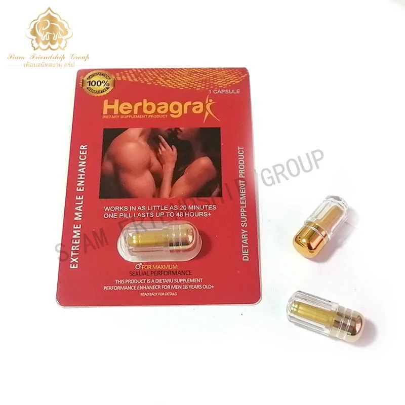 Wholesale Sex Power Capsule Packaging Display Box 3D Card Pills