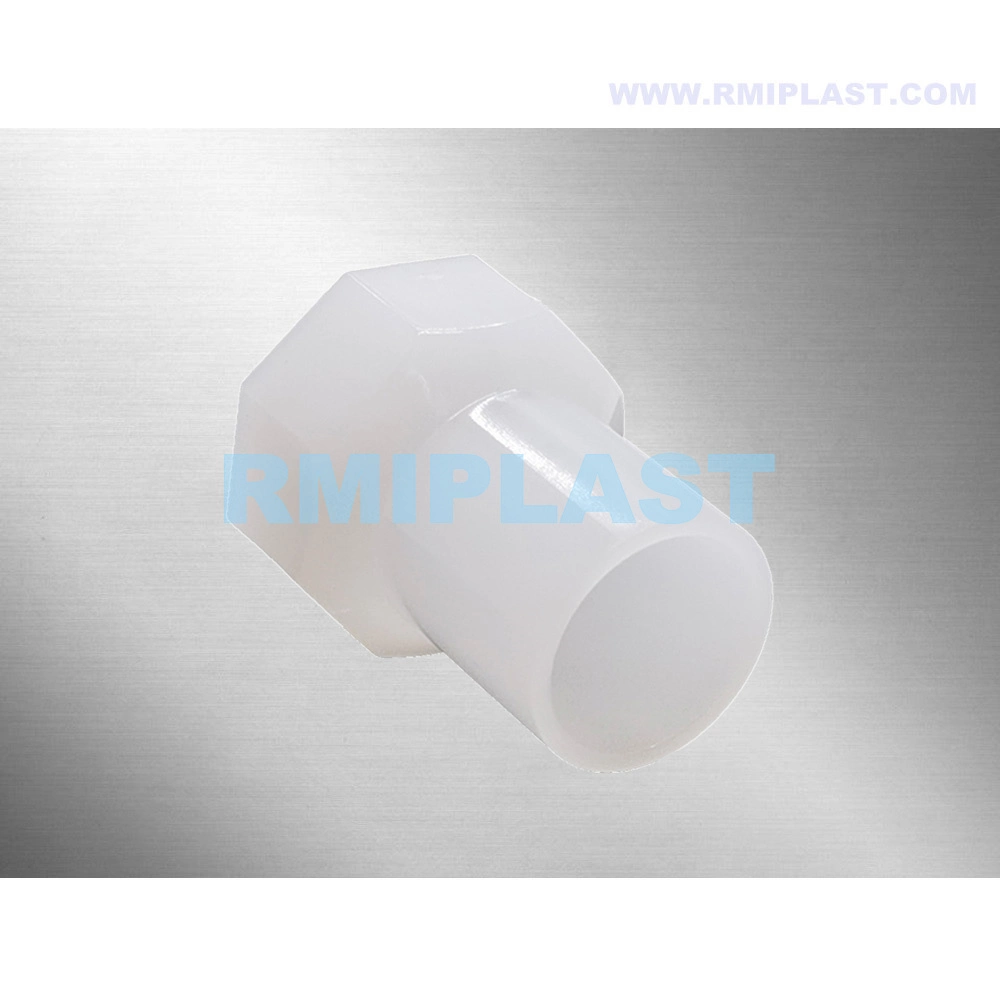 PVDF Female Threaded Coupling of Butt Welded ISO Pn16 Reducing Coupler Adaptor Plastic Pipe Fitting for Industrial