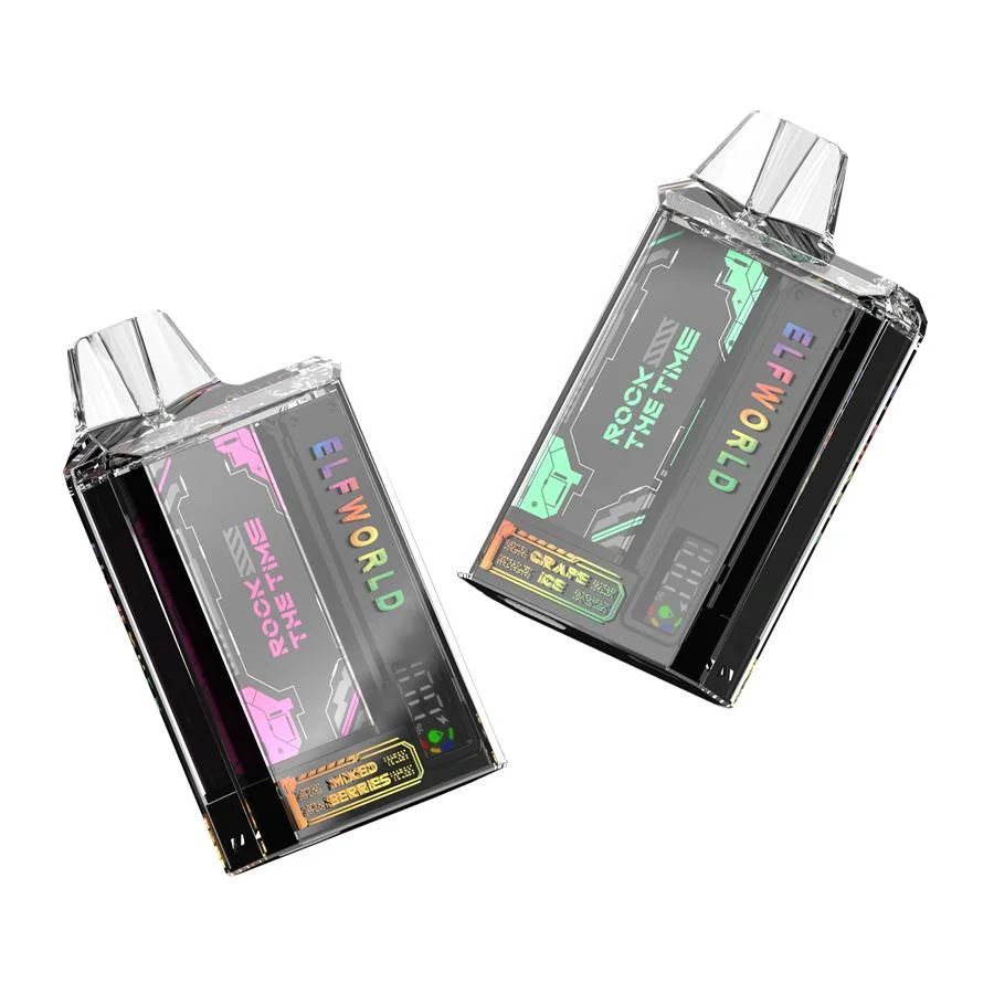 Disposable/Chargeable Elfworld Transpro 9000 Vape Bar Wholesale/Supplier E-Cig with Digital Screen Display Puff 9000 10000 12000