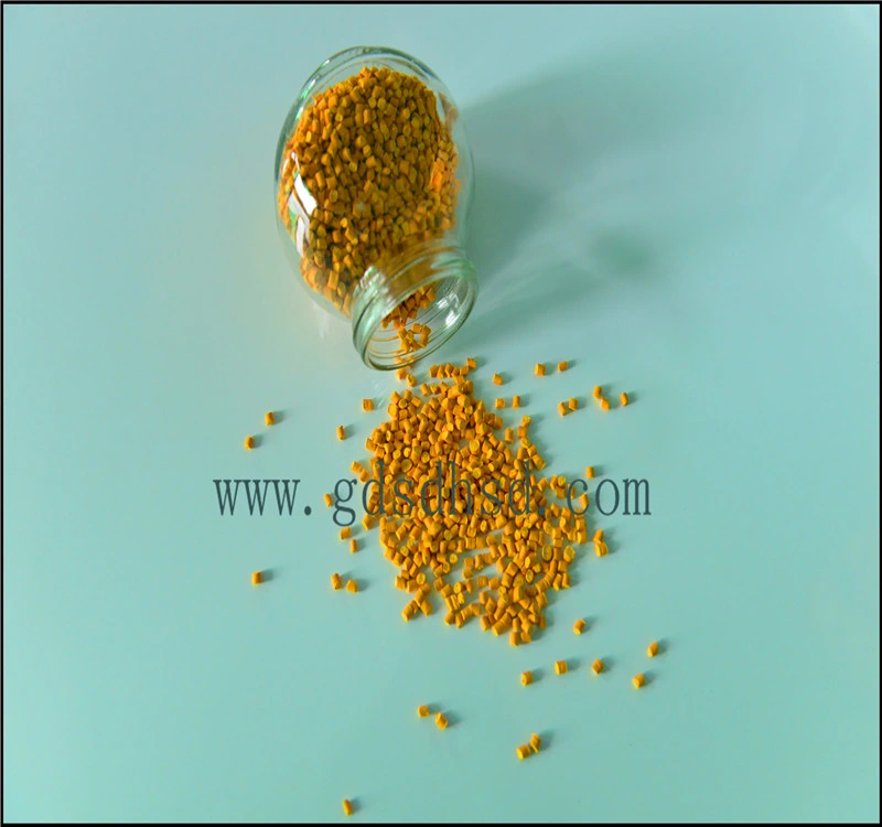 Yellow Color Masterbatch Plastic Granules for Plastic Toy