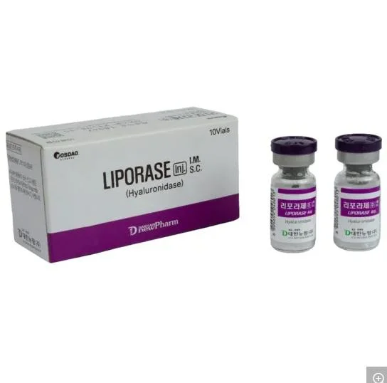 Liporase injectable hyaluronidase dissoudre l'acide hyaluronique