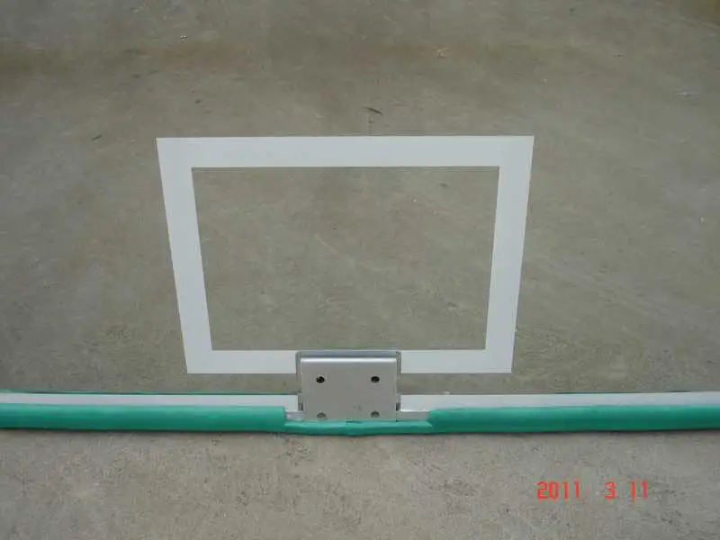 High quality/High cost performance 10mm Transparent Tempered Glass Durable Basketball Backboard