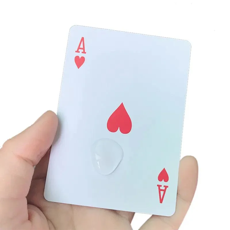 Customized Logo 100% PVC Waterproof Material Playing Card