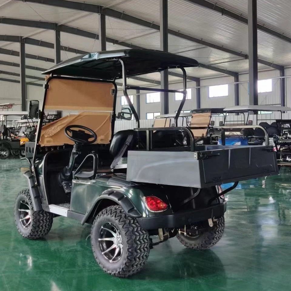 Electric Utility Vehicle Utility Cart Golf Car with Cargo Box