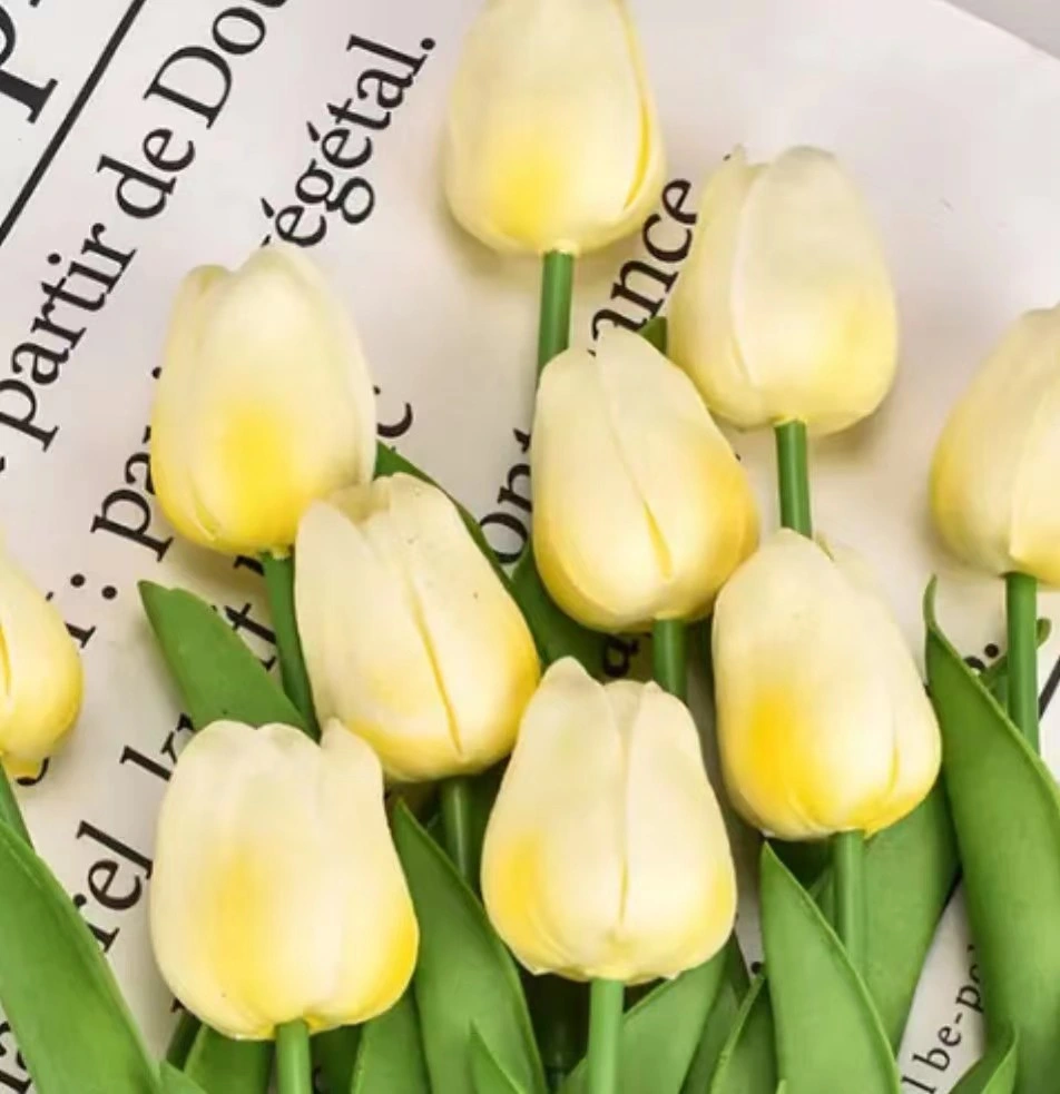 Tulip Simulation Flower Home Decoration Ornaments Wedding Photography Props Fake Flowers