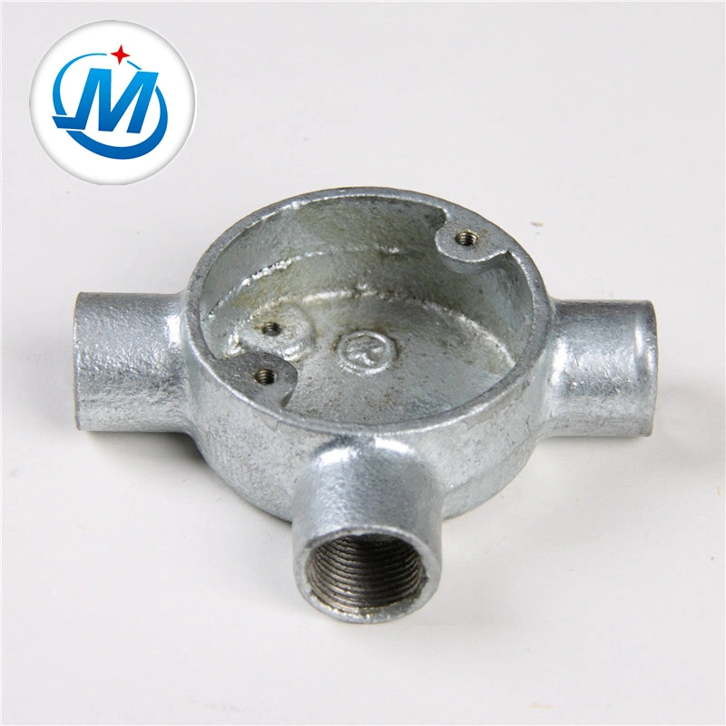 3 Ways Gi Manufacture Price High quality/High cost performance Malleable Iron Junction Box