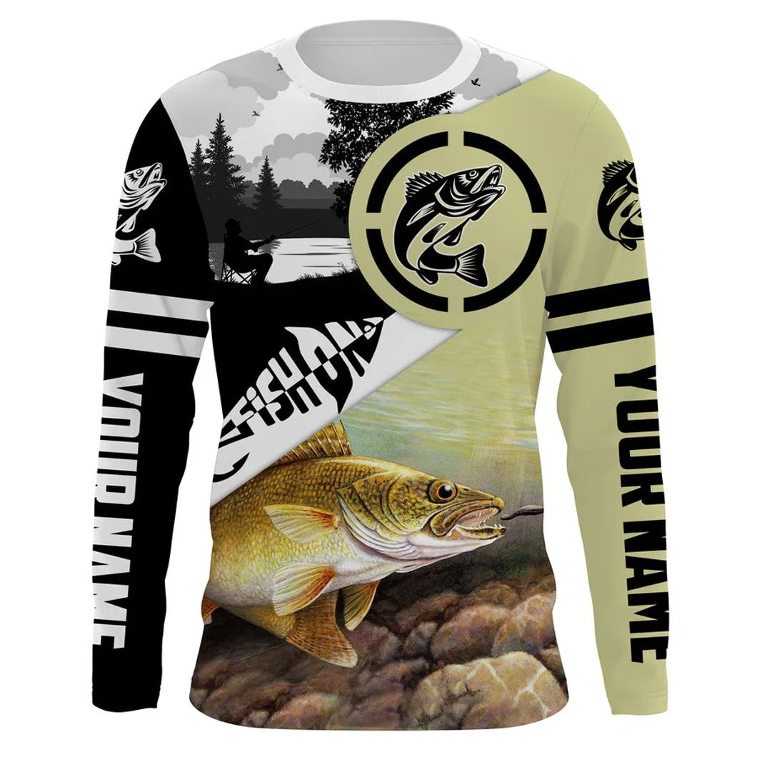 Wholesale/Supplier Jerseys Long Sleeve Upf 50 Custom Sublimation UV Fishing Shirts