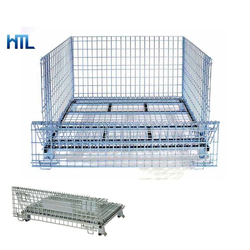 Hot Sale Customed Cheap Saving-Space Transport Wire Mesh Storage Container