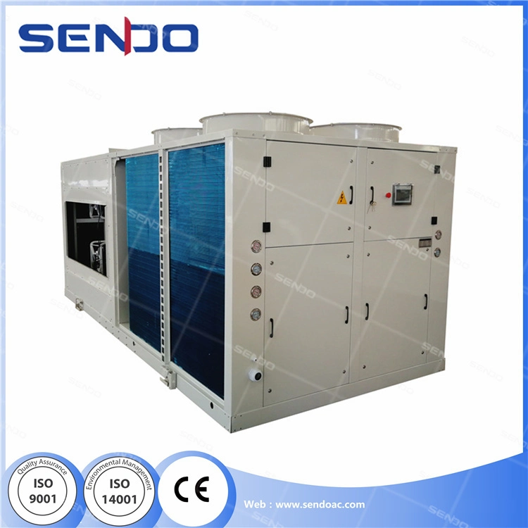 R410A Industrial Air-Cooled Rooftop Packaged Unit Scroll Compressor