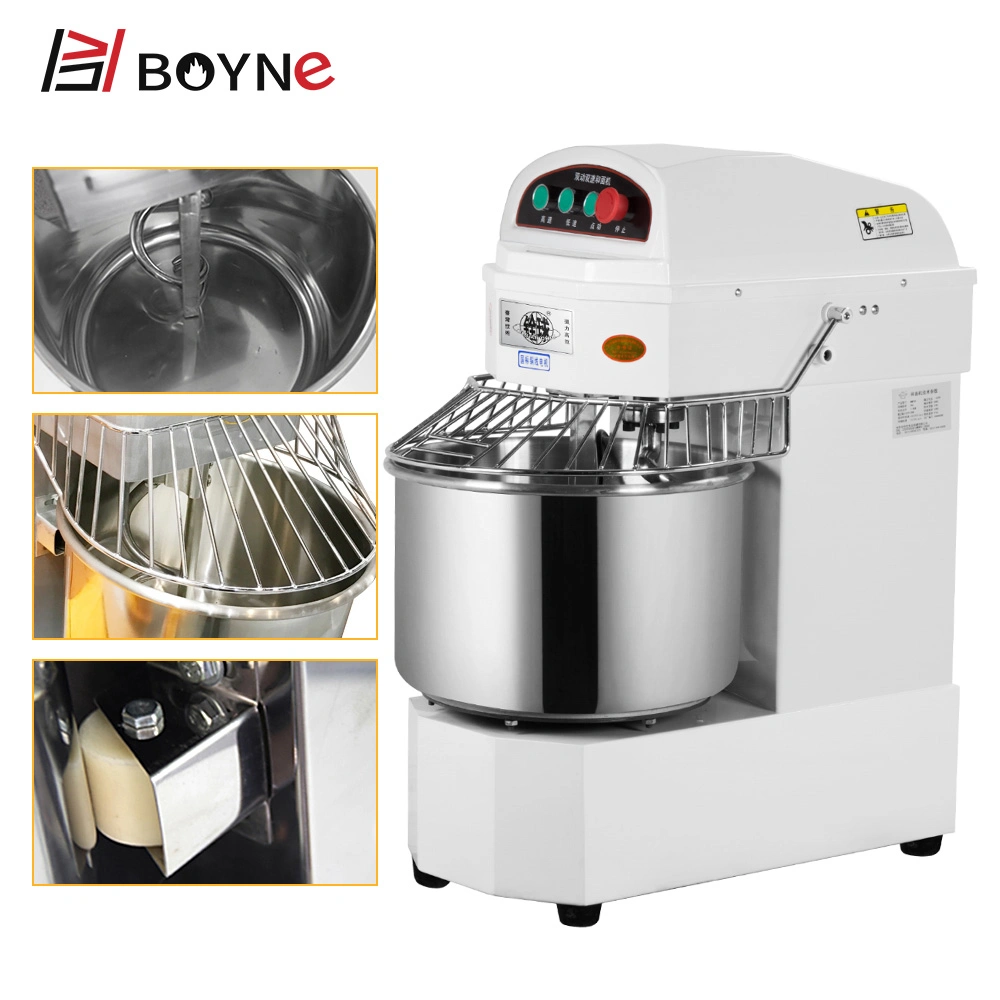 Double Speed Stainless Steel 30 Liter Dough Spiral Dough Mixer