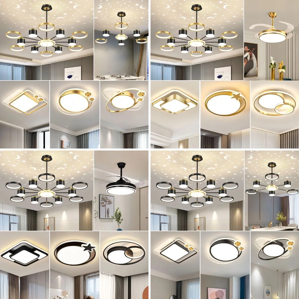 Wholesale/Supplier Price Guzhen Zhongshan Interior Lighting Clear Black Hotel Project Modern Design LED Glass Customized Crystal Chandelier Lamp Manufacturer in China
