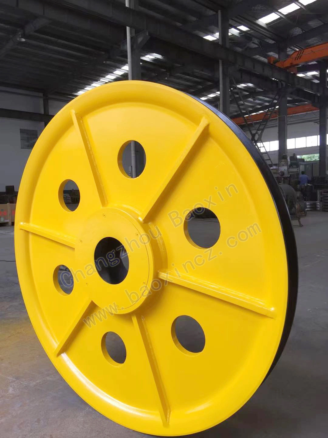 Standardized Steel Cable Cast Iron Ring Forging Crane Pulley for Crane Equipment, Port Equipment