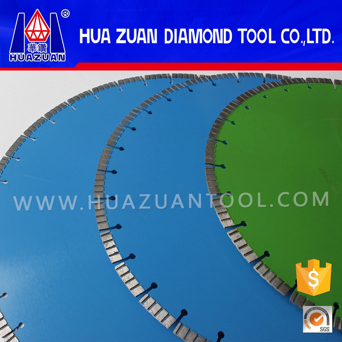 Special Design Laser Welded Diamond Saw Blades for Construction