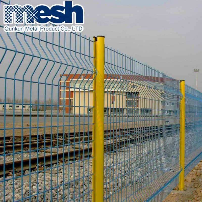 PVC Coated Welded Wire Mesh Fence Panel