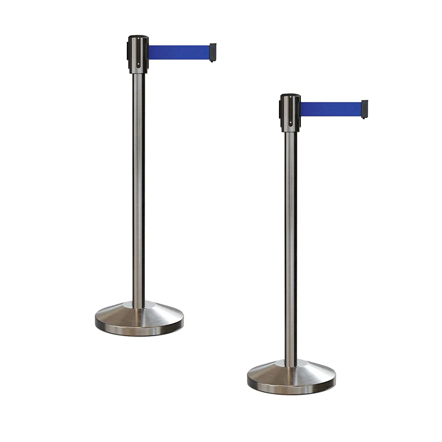 Retractable Belt Barrier Posts Crowd Control Guidance Stanchion