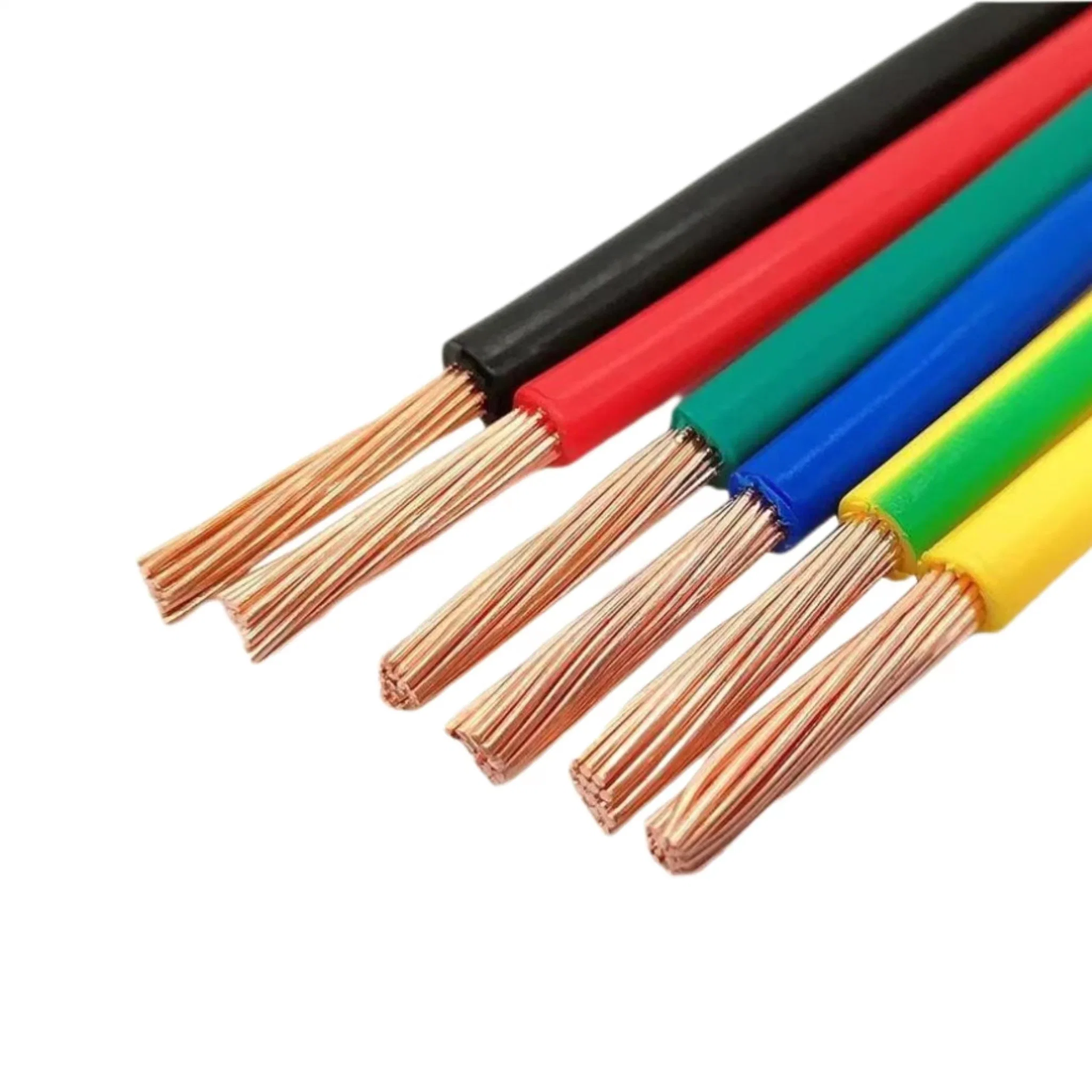 Cables núcleo de cobre PVC aislado cable eléctrico Thw cable