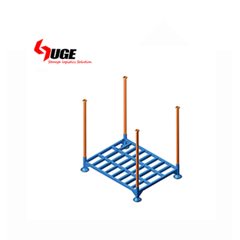 1000kgs Heavy Duty Folding Foldable Rack Warehouse Stacking Storage Steel Stillage Cage Wire Storage Cage Bins