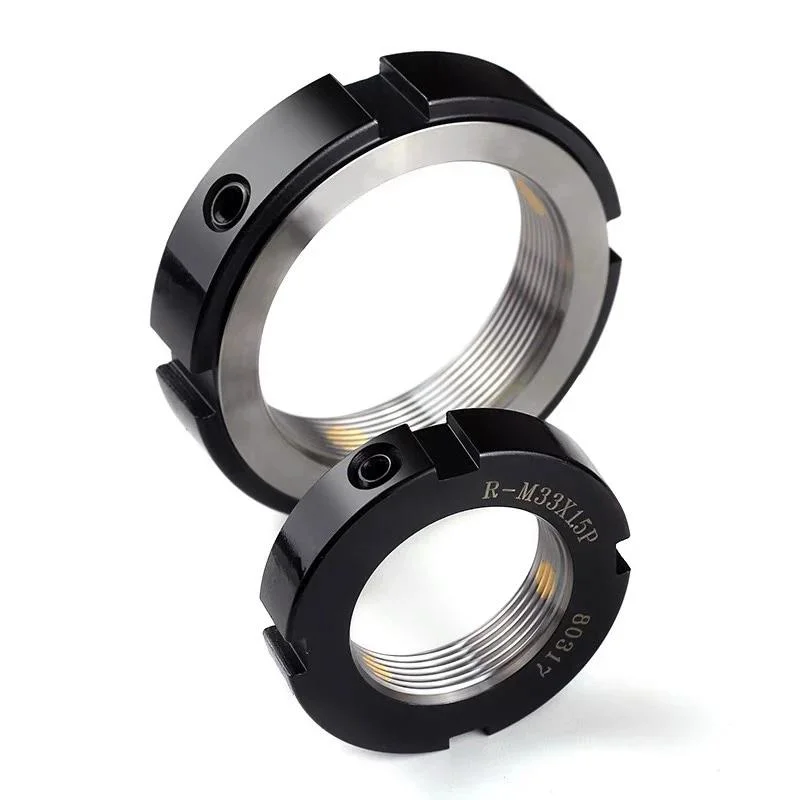 Precision R-Type Radial Lock Nut Rolling Bearing Lock Nuts Earring Lock Nut in Adapter Sleeve