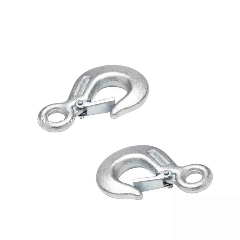 Rigging Hardware Eye Hook According to DIN 689 with Safety Spring Latch