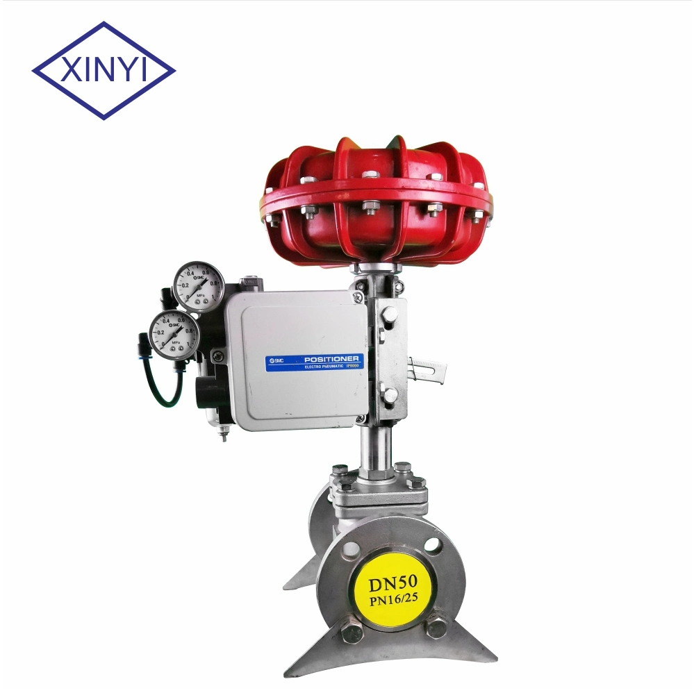 Xysp20 Pneumatic Film Valve Steam Temperature Proportional Control Valve with SMC Positioner Product