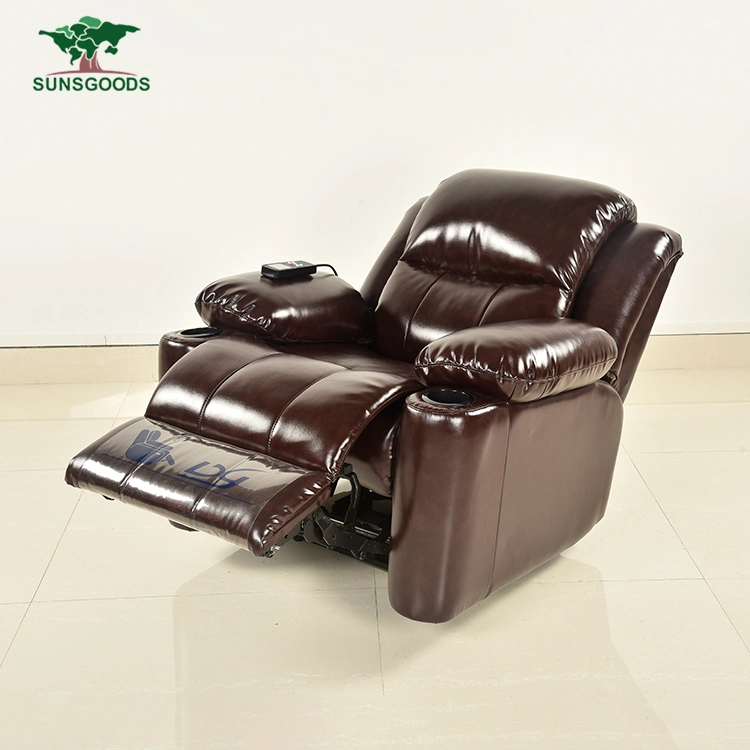 High quality/High cost performance  Wooden Frame Single Chair Couches Leisure Leather Sofa Living Room Furniture
