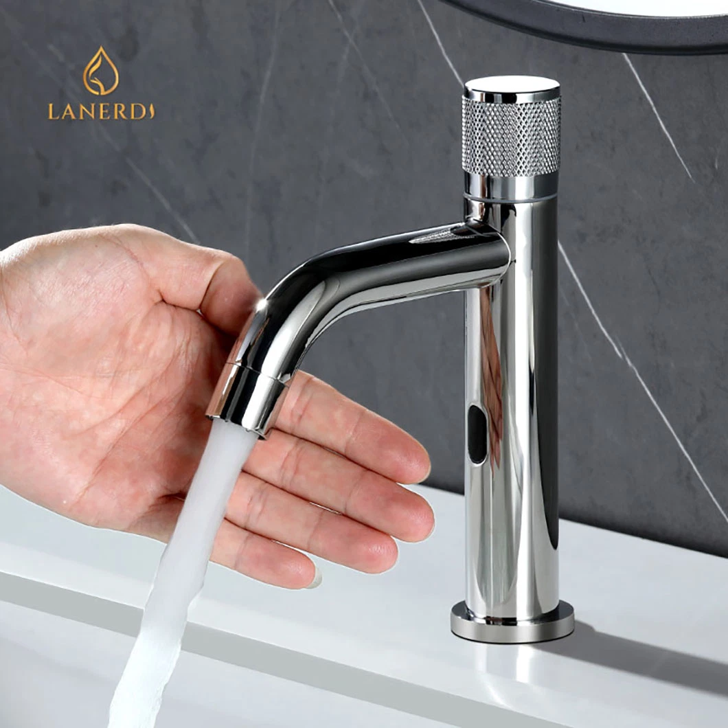 Chrome Sensor Basin Taps Mixer