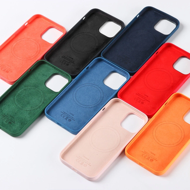 Wholesale/Supplier Luxury Brand Original Magnetic Liquid Silicone Cover Designer I 12 13 PRO Max Cell Phone Cases for Apple Phone Case