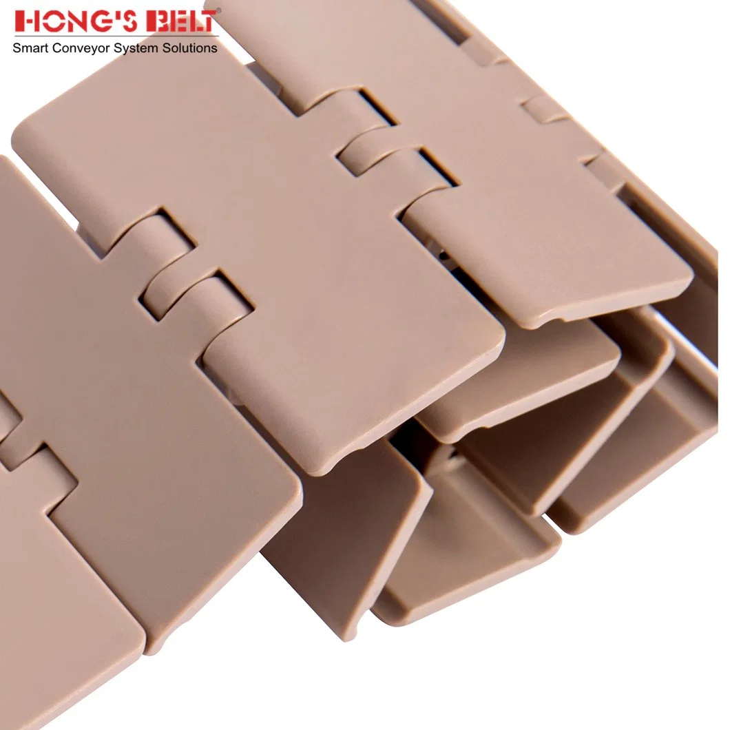 Cadena de plástico de flexión lateral Hongsbelt HS-820-K325 para mesas