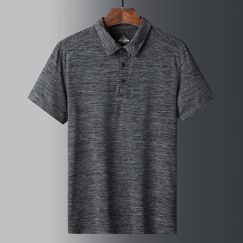 Golf camisas para hombres - Dry Fit Short-Sleeve Polo, el Athletic Collared Casual camiseta