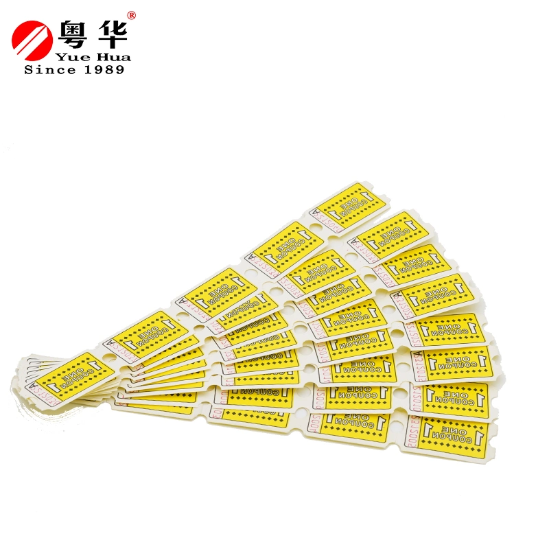 Factory Price Wholesale/Supplier OEM Amusement Parts Bar Code Ticket Arcade Tickets 180g Lottery for Arcade Machine